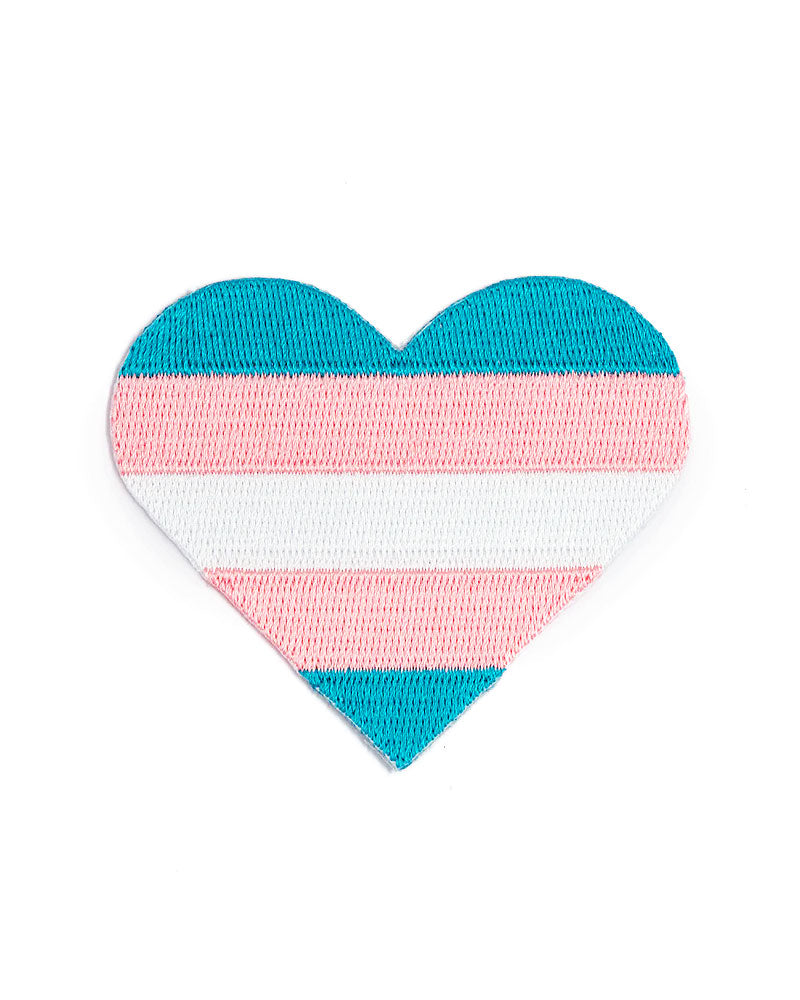 TRANS PRIDE HEART PATCH